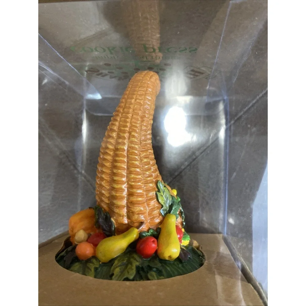 Shaker Hearth Cornucopia‎ Cookie Press 1997 Vintage New 3